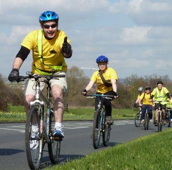 Martin Gammie et al Ride for Research 2011 lores