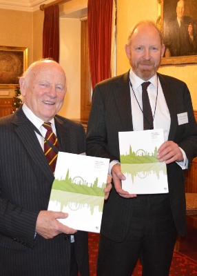 Lord Framlingham and Sir Harry Studholme with i-Tree report - web