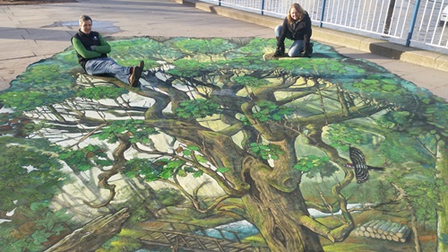 South bank street art web