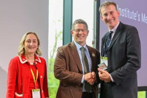 Louise Simpson, Andrew Sowerby FICFor and Justin Mumford FICFor
